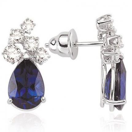 4.29 ct. Pırlanta Safir Yüzük